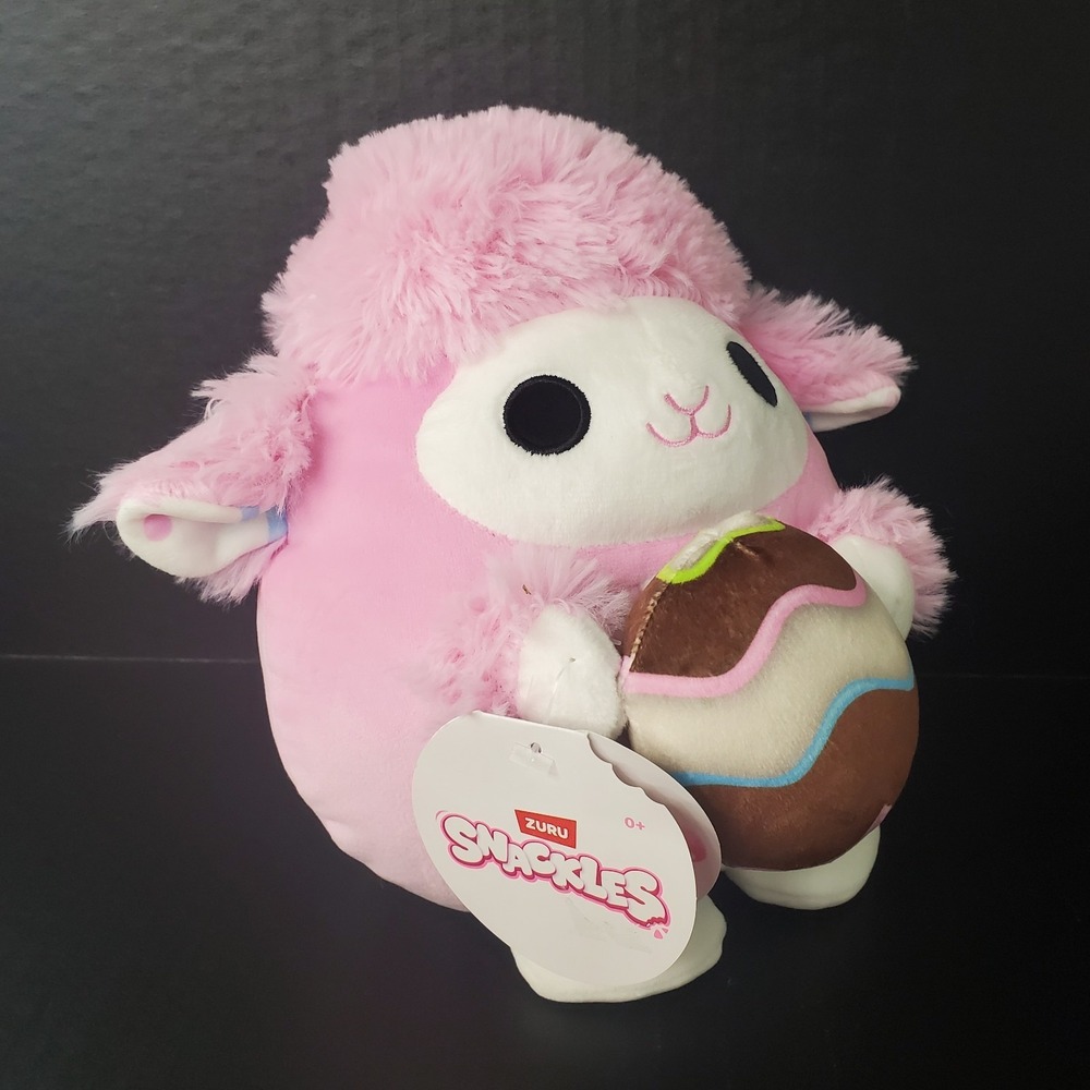 Zuru Snackles 8" ANNA Pink Sheep Plush EASTER‎ Edition NWT